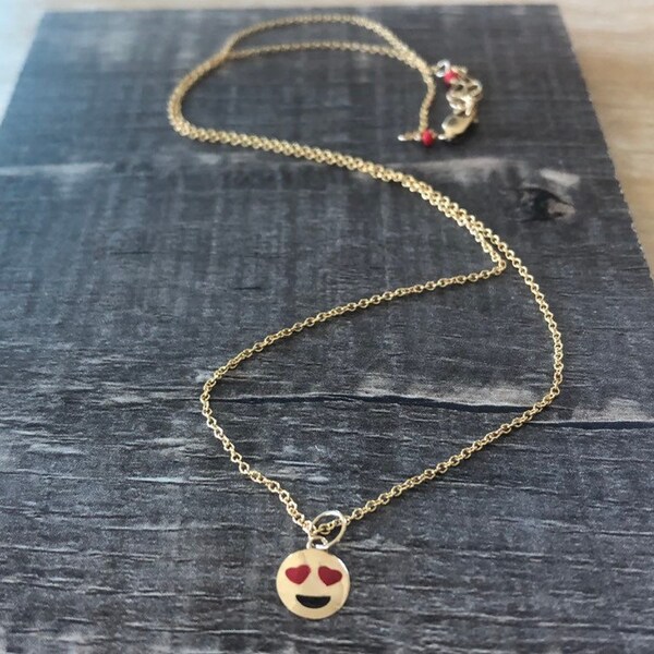Emoji Necklace Etsy