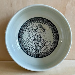 Bjørn Wiinblad Nymolle Bowl: Danish Mid-Century Autumn Decor