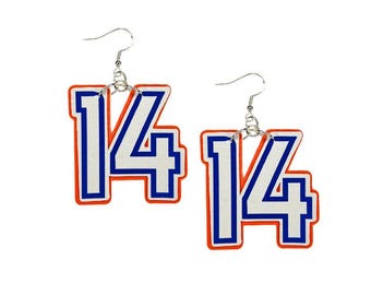 Denver Broncos Player - NFL Team Jewelry | Hypoallergenic & Faux Leather | Perfect for Game Day Fits | Great Gift for Football Fans