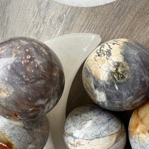 Purple Moss Agate Spheres