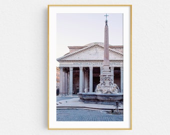 Art Print of the Pantheon in Rome Italy, Rome Photography, Italy Wall Art, Architecture Print, Fine Art Photography "Antiquities"