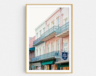 French Quarter, New Orleans Photo, Antique Shop, Pink Wall Art, Travel Photography Print, 8x10 New Orleans Print