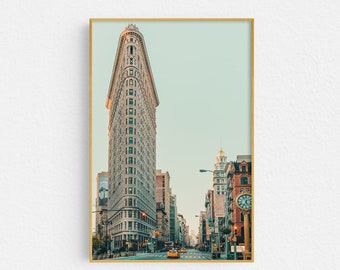 Flatiron Building Photograph, New York City Photography, New York Print, Travel Wall Art Prints, NYC Architecture Print