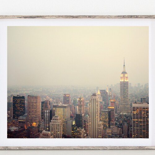 NewYork  City NYC street Skyline High Quality wall Art poster Choose your Size