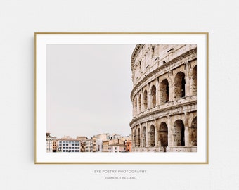 Roman Colosseum, Rome Photography, Italy Art Print, Italian Wall Decor, Large Wall Art, Home Decor, Travel Photography "Ancient History"