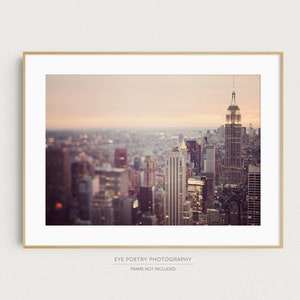 New York Skyline Art, New York Print, Travel Gift, Travel Photography Print, NYC Print, Empire State Building, NYC Art On the Town image 1