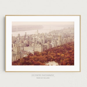 Autumn in New York - Central Park, NYC Photography,  Autumn Decor, Fall Foliage, NYC Art, Fall Photography, Orange Home Decor