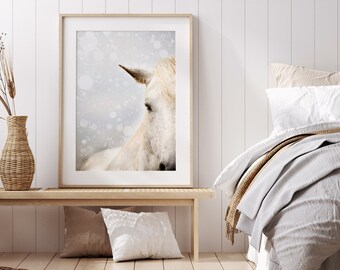 Horse Photography, Modern Nature Photography, Horse Art Print, Horse Gift for Her, Fine Art Photography, Winter, Animal Print Wall Art