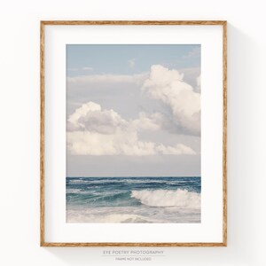 Ocean Photography, California Beach Print, Coastal Nature Wall Art, Landscape, Seascape, Ocean Waves Crashing