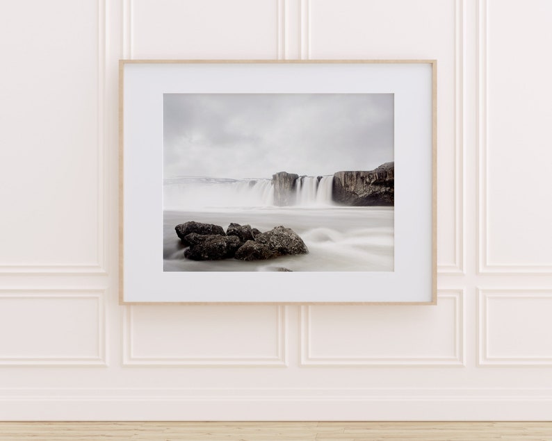 Godafoss Iceland, Waterfall Photography, Iceland Art Print, Nature ...