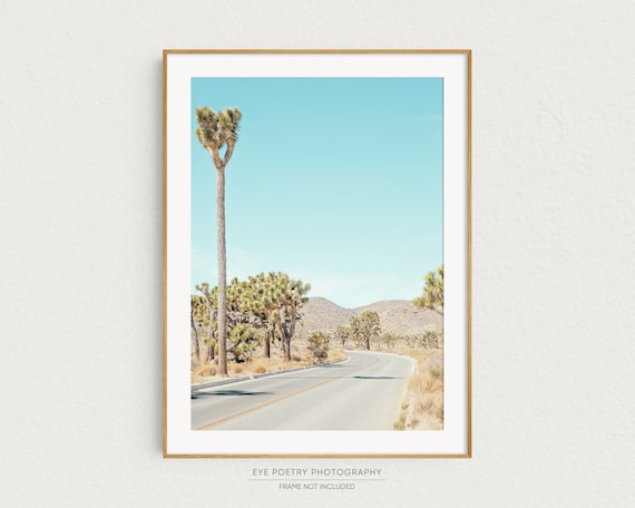 Desert Wall Art Print, Joshua Tree Print, Boho Decor, Bohemian Wall Art, Wanderlust Travel, Landscape Photography, Giclee Desert Print