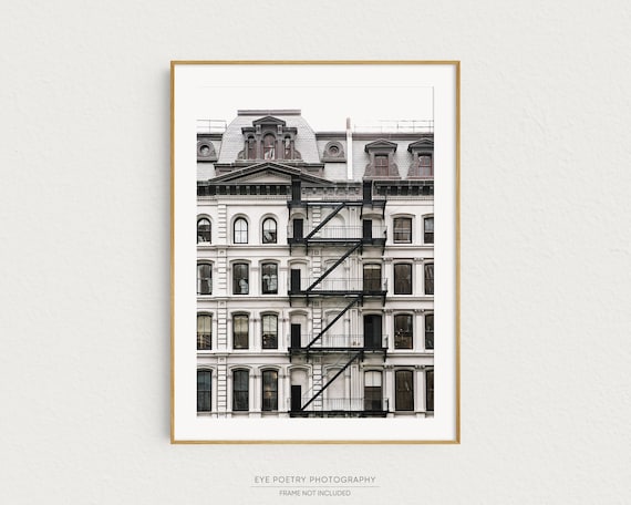 Tribeca Architecture Wall Art, New York Print, New York City Photography, Neutral Wall Art Prints, NYC Travel, Poster, Home Decor