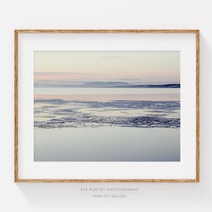 Iceland Winter Landscape Photography Print, Nature Photography, Scandinavian Wall Art, Large Wall Art, Iceland Art