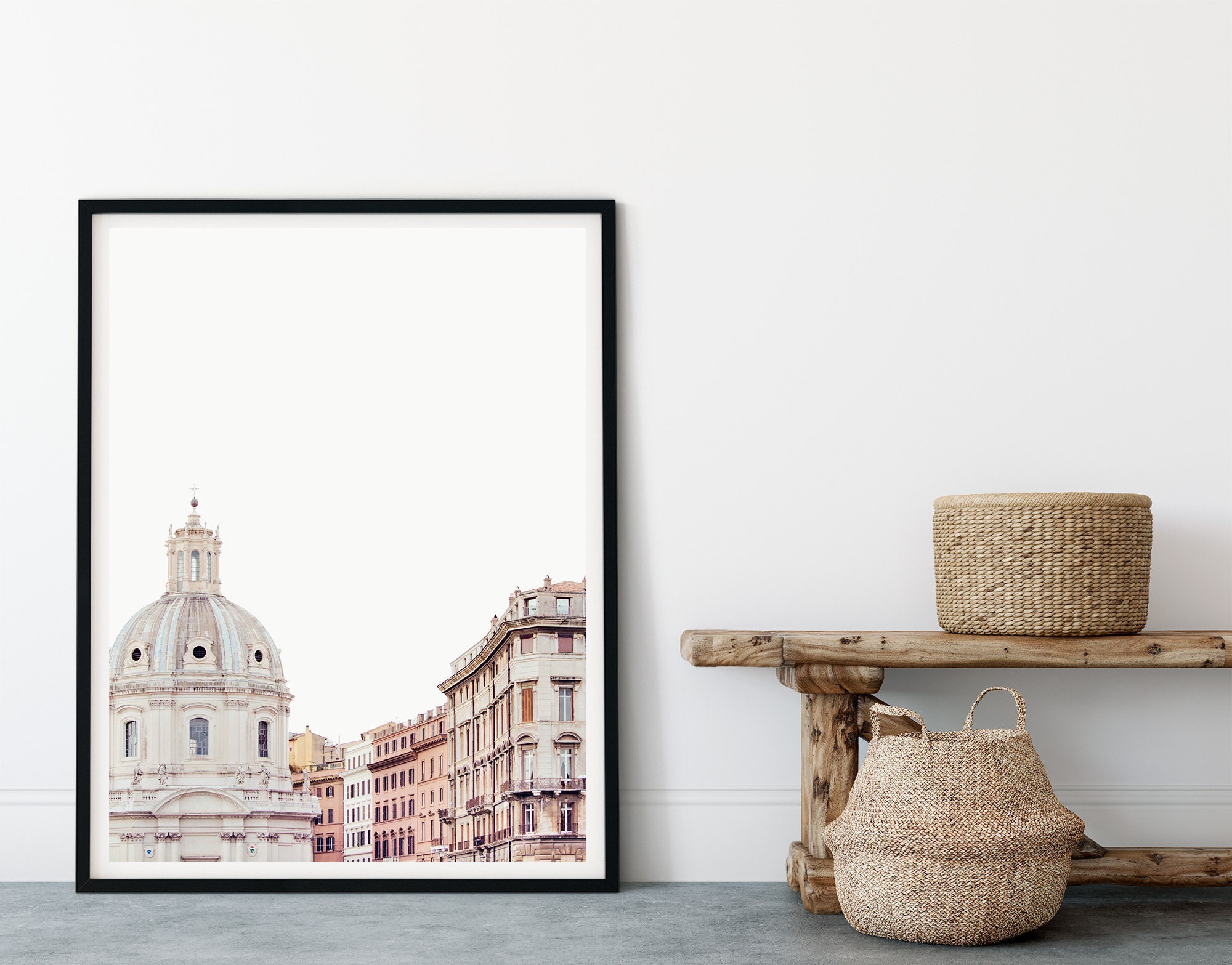 Rome Wall Art Italy Print Minimalist Architecture Art Print | Etsy