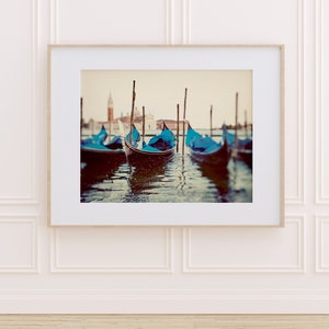 Gondolas Photo, Venice Photography, Italy Wall Art, Large Wall Art, Venice Grand Canal, Fine Art Photography, Travel Gift for Her image 4