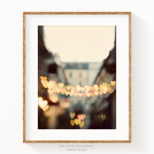 Paris Print, Fine Art Photography, Heart Print, Large Wall Art Print, Bedroom Wall Decor, Paris Photography Print, Fine Art Print image 2