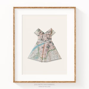 Origami Map Dress - Etsy