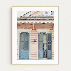 New Orleans Photography Print, Pink Shotgun Shack Photo, New Orleans Art, Large Wall Art, French Quarter, NOLA, Travel Decor