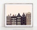 Canal Houses, Amsterdam Photography, Large Wall Art Print, Scandinavian Print, Travel Photography Print, Fine Art Photography 