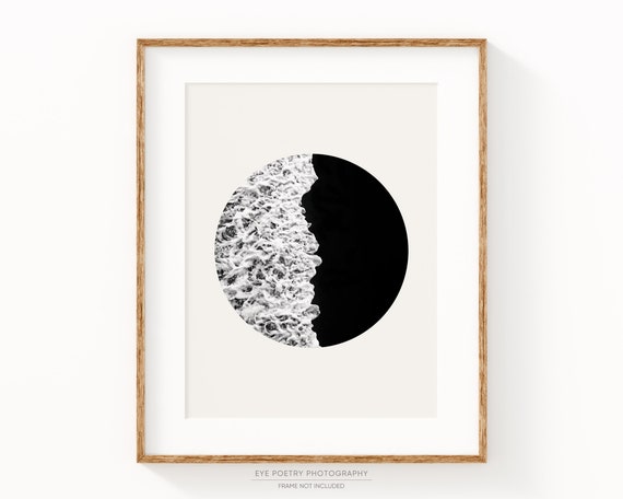 Portrait display, vertical, Yin and Yang, artwork, minimalism