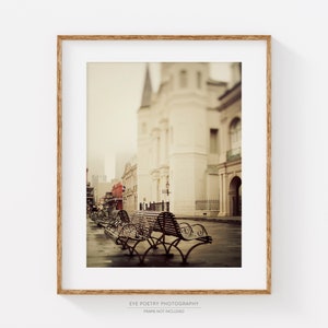 Jackson Square New Orleans Photograph, French Quarter, New Orleans Wall Art, Travel Photography, 8x10 Architecture Print, Vertical Print image 1