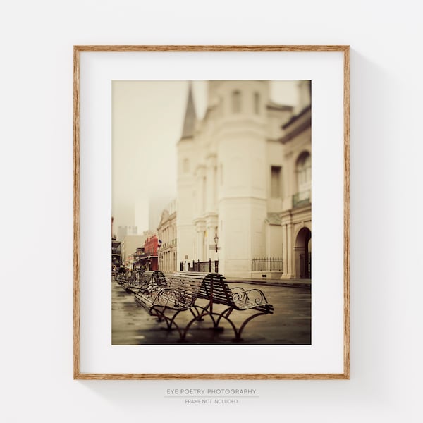 Jackson Square New Orleans Photograph, French Quarter, New Orleans Wall Art, Travel Photography, 8x10 Architecture Print, Vertical Print