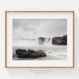 Godafoss Iceland, Waterfall Photography, Iceland Art Print, Nature Photography, Landscape Print "Chasing Waterfalls"