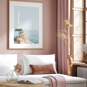 California Print, Lone Cypress Tree Photo, Monterey Coast, Big Sur Nature, Landscape Photography, Beach Wall Art, Ocean Print image 5