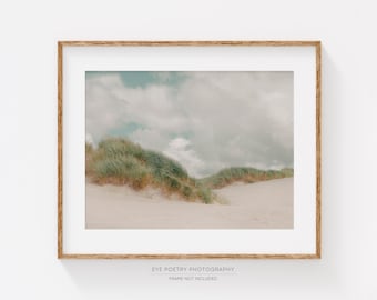 California Dunes Photo, Beach Print, Coastal Wall Art Print, Sea Grass, Soothing Nature Wall Decor, Landscape Photography