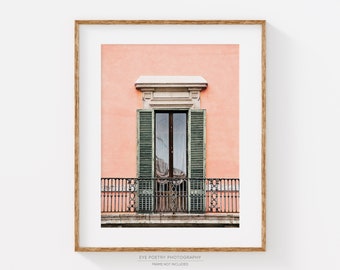 Rome Italy Print, Rustic Window Photo, Italy Wall Art, Travel Photography, Italian Wall Decor, Rustic Home Decor