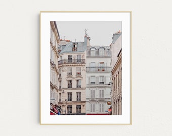 Paris, France Travel Print, Montmartre Photo, Paris Print, Muted Pastel French Wall Art, Paris Photography