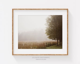 Rural Landscape Photography, Modern Farmhouse Decor, Rustic Decor, Fall Decor, Wall Art, Rustic Wall Decor