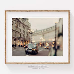 London Photography Print, Abstract London Print, Travel Photograph, Regent Street, London Decor, Gold, Horizontal Wall Art, 8x10 Print