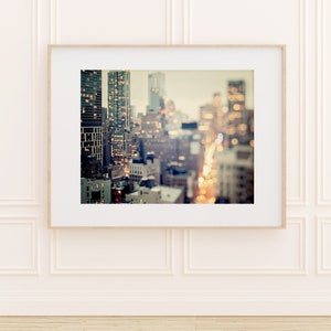 New York Photography Print, Large Wall Art Print, NYC Skyline, Abstract NYC Photography, Urban Art, New York City Print, Gift for Her image 5