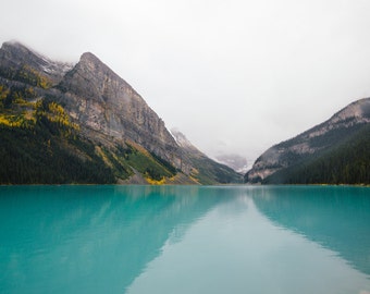 Lake Louise Photograph, Nature Photography, Rocky Mountain Print, Banff Canada, Wilderness, Landscape Print, Wall Decor - Turquoise Paradise