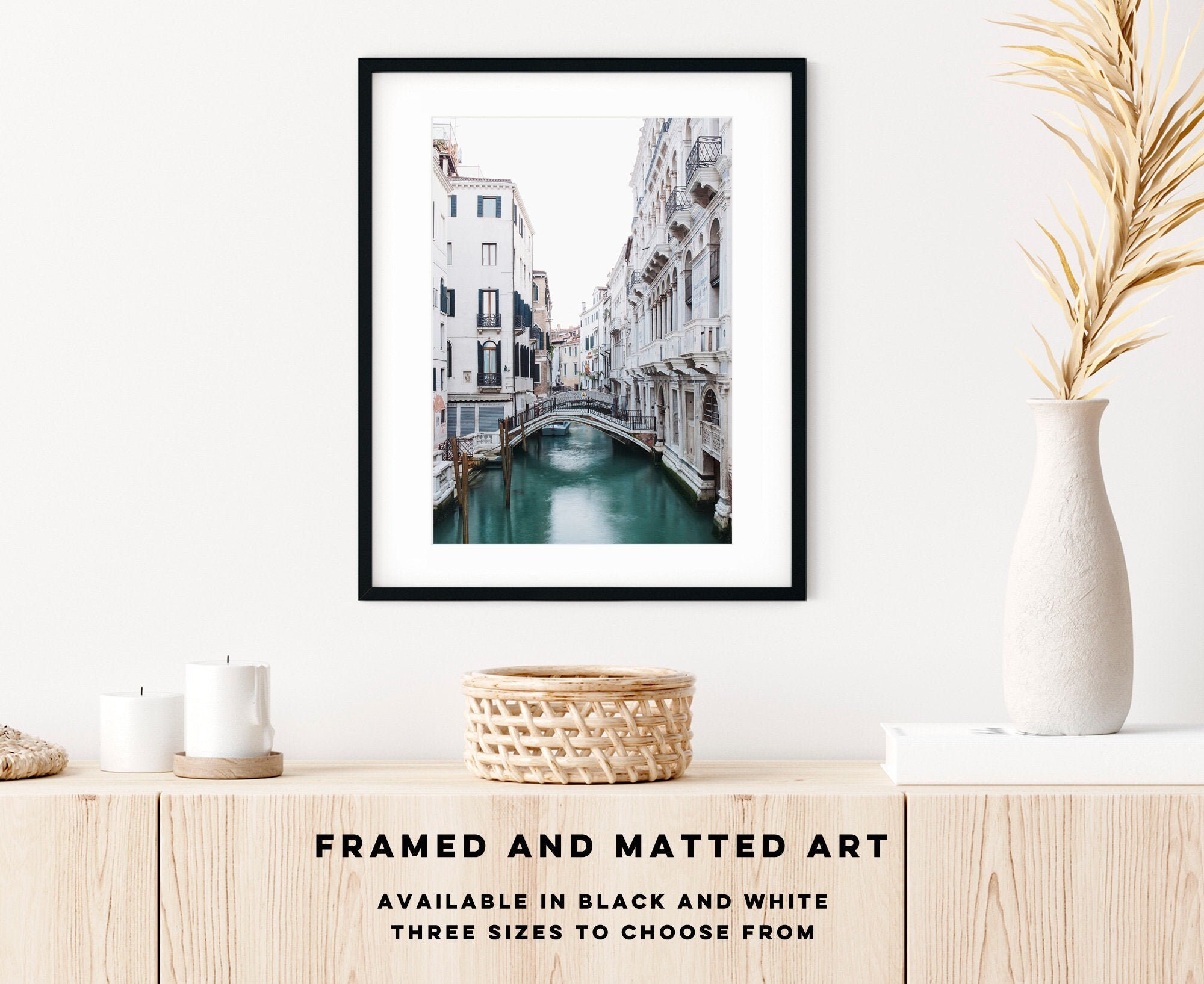 Framed Venice Italy Print Travel Photography Framed Art Etsy