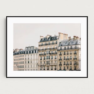 Paris Photography, Apartments on the Seine, Paris Decor, Travel Photography Print, Paris Art, Neutral Wall Art, Home Decor image 6