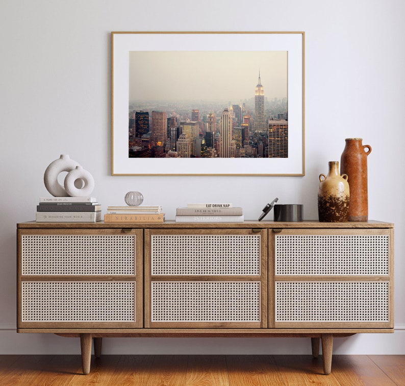 New York City Skyline, New York Art Poster, NYC Wall Art Print, New York Cityscape, Fine Art Print, Manhattan Photography The View image 4