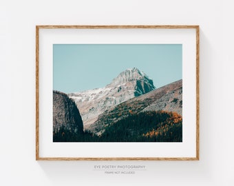 Mountain Wall Art, Home Decor, Banff Landscape Photography, Large Mountain Print, Wall Decor, Mountain Landscape