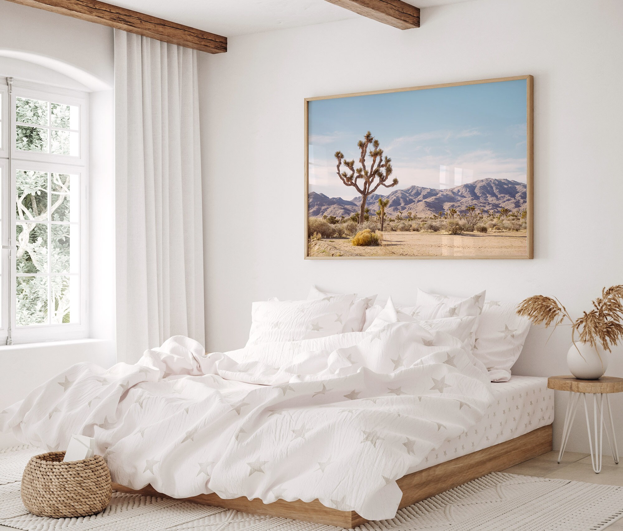 Joshua Tree Art Print, Cactus Print, Desert Landscape Photography Print ...