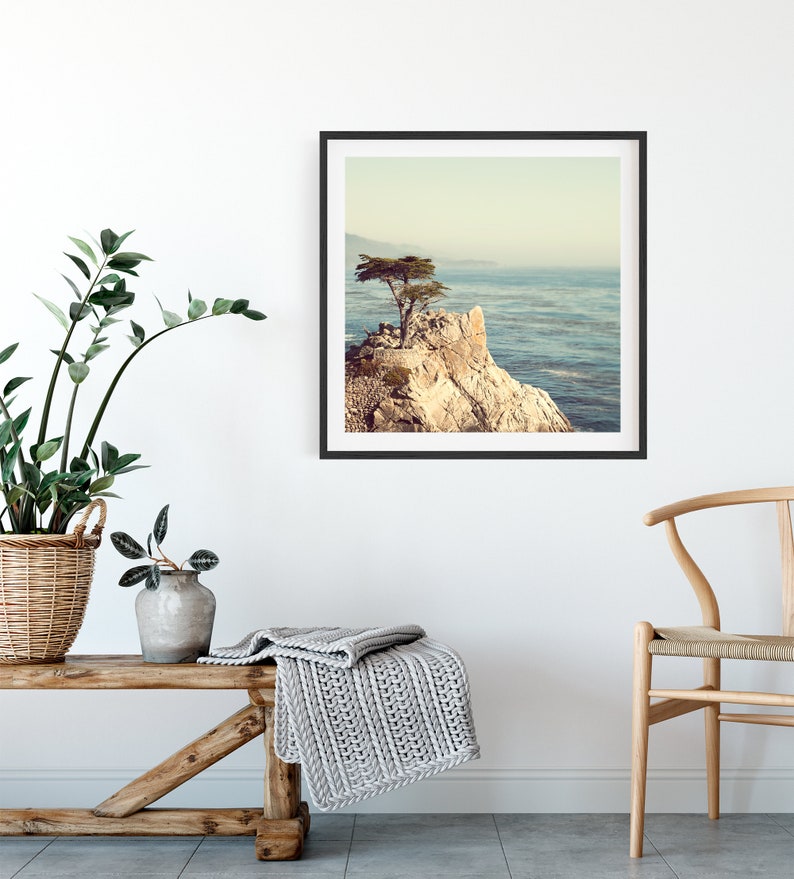 Big Sur California Wall Art Lone Tree California Coast Etsy
