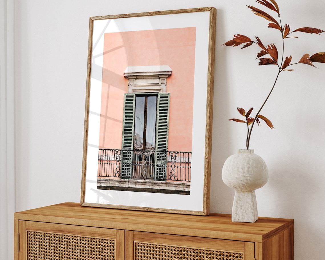 Decorative Windows Rome Rome Italy Print, Rustic Window Photo, Italy Wall Art, Travel ...