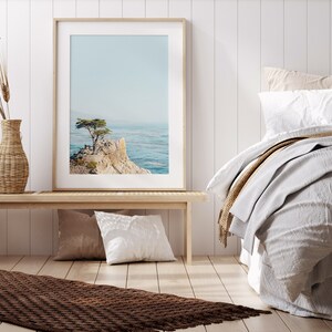 California Print, Lone Cypress Tree Photo, Monterey Coast, Big Sur Nature, Landscape Photography, Beach Wall Art, Ocean Print image 6