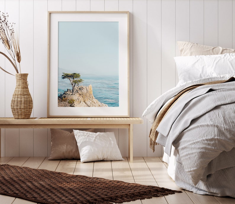 California Print, Lone Cypress Tree Photo, Monterey Coast, Big Sur Nature, Landscape Photography, Beach Wall Art, Ocean Print image 6