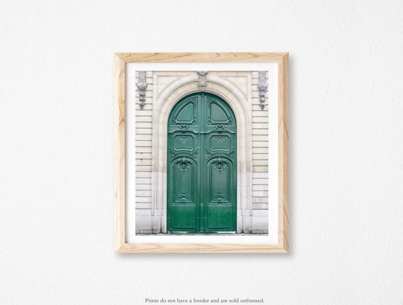 Paris Print Set of 3 Prints, Travel Photography, Paris Wall Art, Architecture Prints, Montmartre, Pont Neuf, Green Door image 5