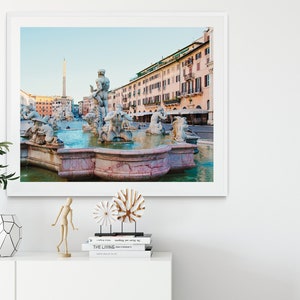 Piazza Navona, Rome Photography, Italy Art Print, Italian Wall Art, Rome Print, Large Wall Art, Travel Photography Print image 9