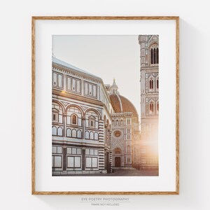 Italy Print, Florence Italy Wall Art, Florence Photography, "Il Duomo" at Sunrise, Living Room Wall Decor, Home Decor, Architecture Print