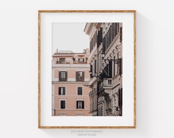 Rome Print, Italy Wall Art Print, Roman Architecture Photo, Neutral Wall Decor, Travel Photography