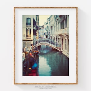 Venice Italy Wall Art, Venice Print, Travel Photography, Venice Canal Photo, Europe, Italian Wall Decor - Blue Venice