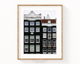 Amsterdam Photography Print, Scandinavian Print, Wall Art Print, Architecture Art Print, Travel Photography - Scandi Style